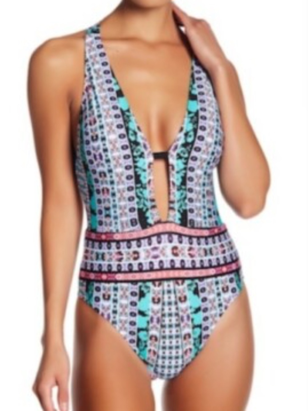 NWT NANETTE LEPORE KIMONO PATCHWORK GODDESS XS